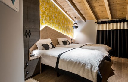 2 bedrooms + cabin - 6 pax - 75 m²