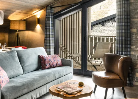 Appartement 80m² cheminée 3 chambres 6 personnes - chalets izia