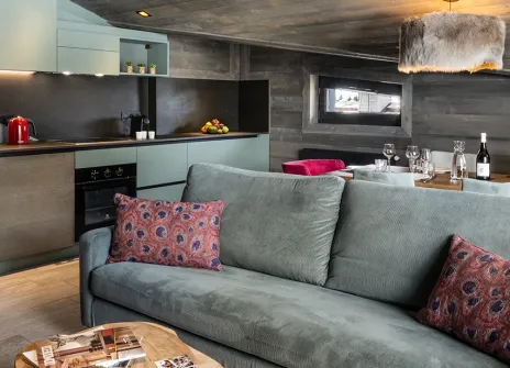 Appartement 80m² cheminée 3 chambres 6 personnes - chalets izia