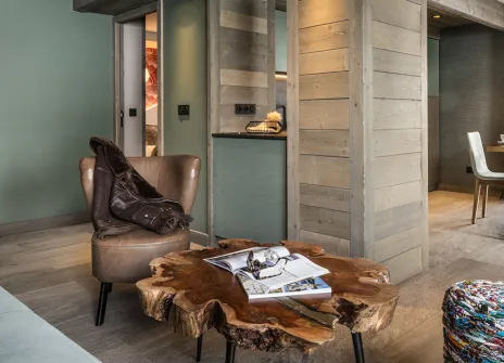 Appartement 110m² cheminée 4 chambres 8 personnes duplex	- chalets izia