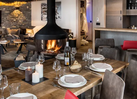 Appartement 160m² duplex cheminée 5 chambres 10 personnes - chalet 5 étoiles Skadi
