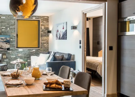 Appartement 57m² 2 chambres 4 personnes - montana lodge 5 étoiles à Val Thorens