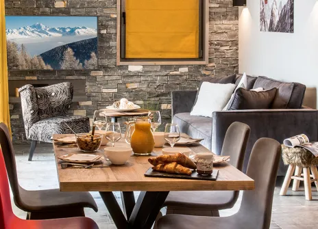 Appartement 57m² 2 chambres 4 personnes - montana lodge 5 étoiles à Val Thorens