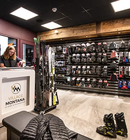 Ski shop des chalets Izia ski à Val d'Isère
